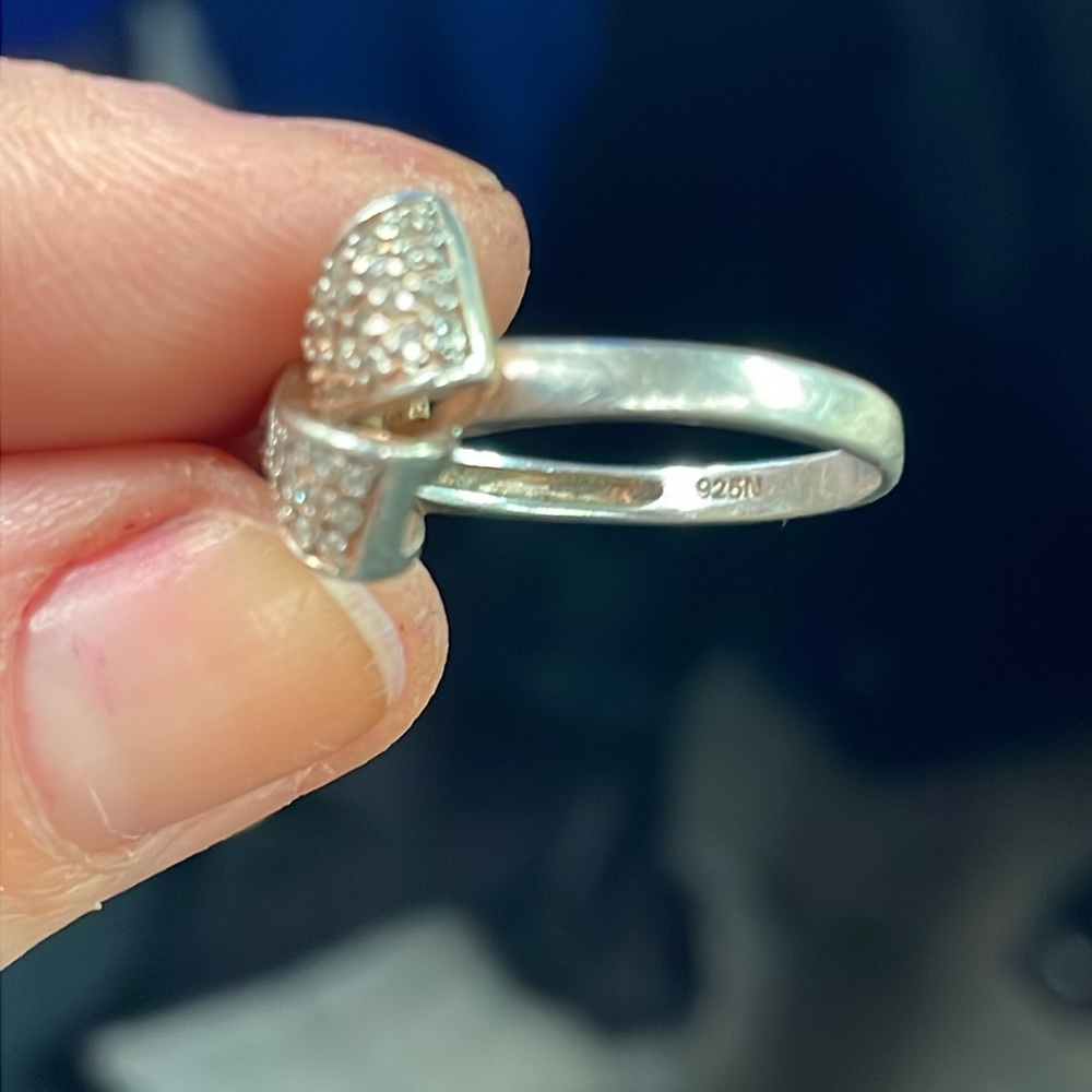 925 bow ring - Picture 5 of 5